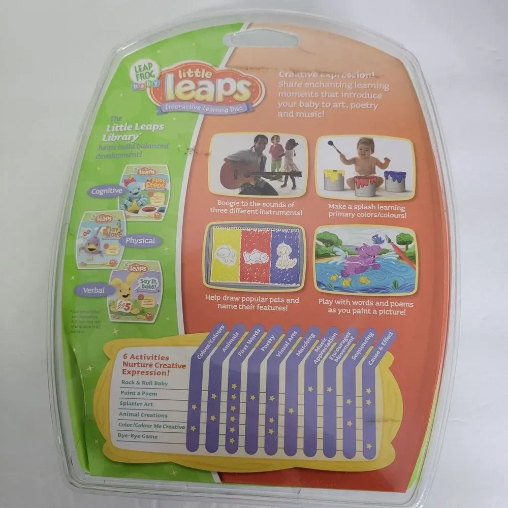 Leap Frog Baby‎ Little Leaps First Steps Interactive Learning Game Creative Baby